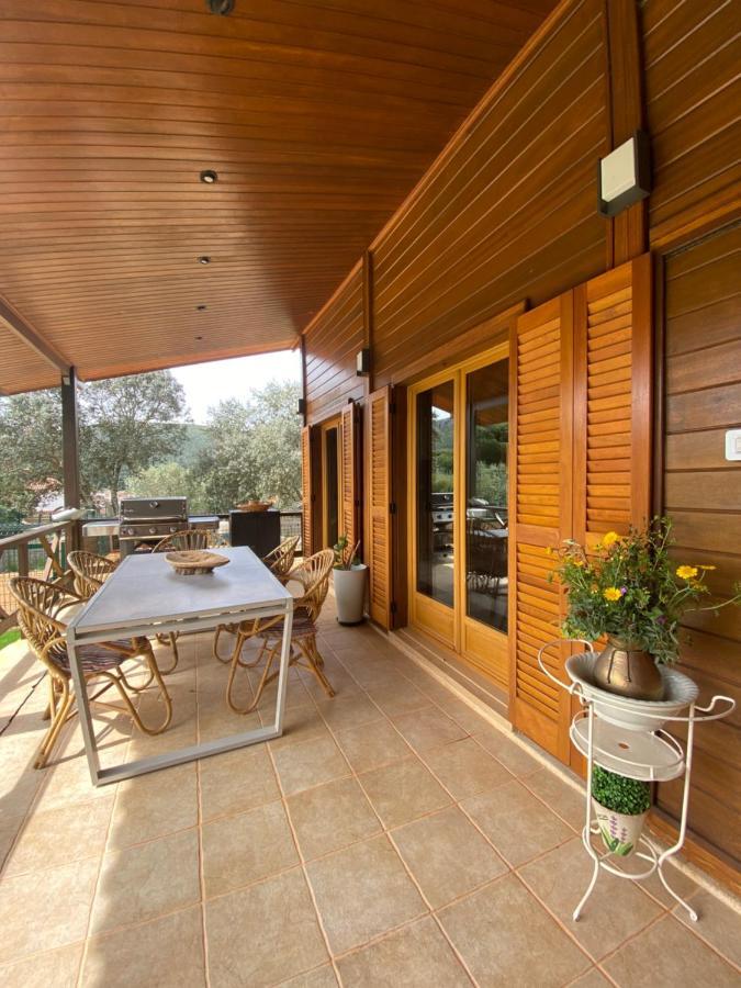 Vila Wooden House Minde Exteriér fotografie