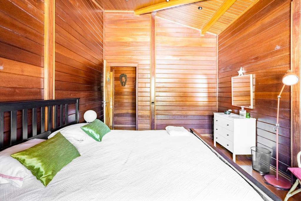 Vila Wooden House Minde Exteriér fotografie