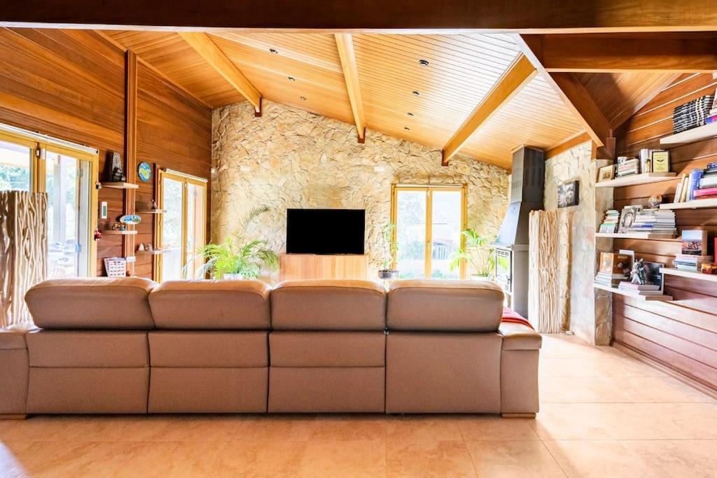 Vila Wooden House Minde Exteriér fotografie