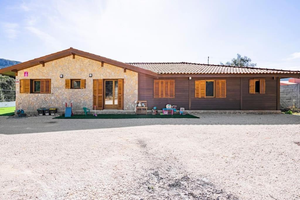 Vila Wooden House Minde Exteriér fotografie