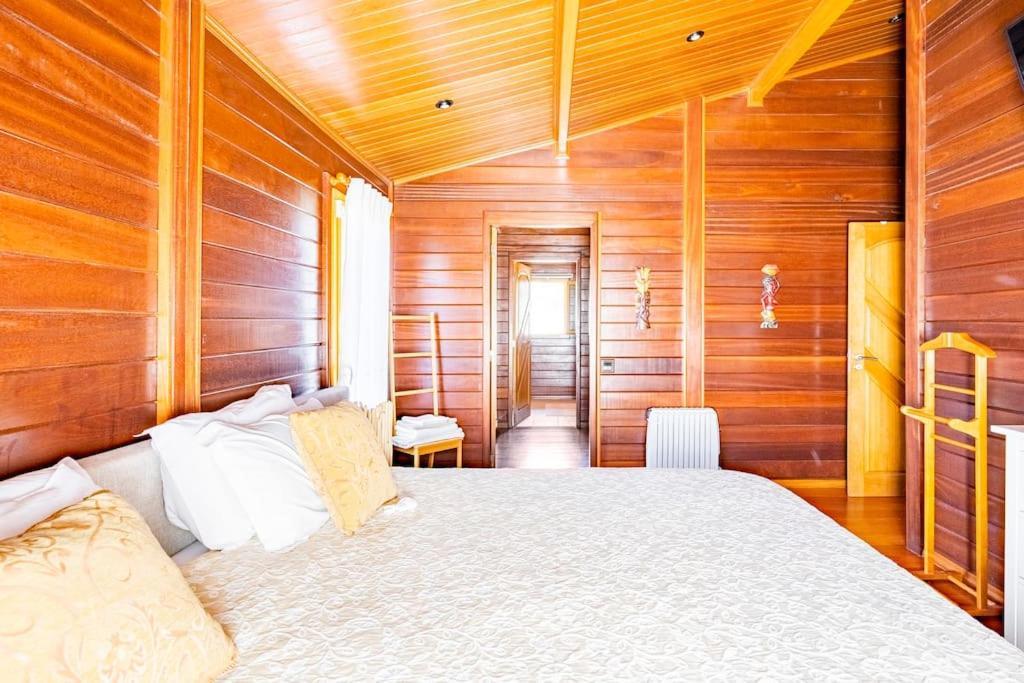 Vila Wooden House Minde Exteriér fotografie