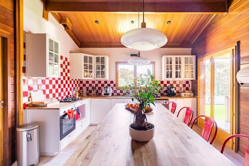 Vila Wooden House Minde Exteriér fotografie