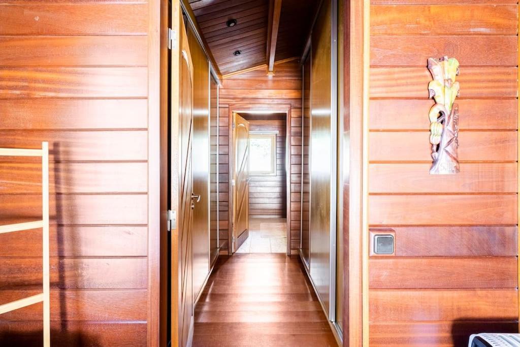 Vila Wooden House Minde Exteriér fotografie