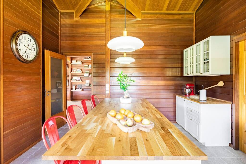 Vila Wooden House Minde Exteriér fotografie
